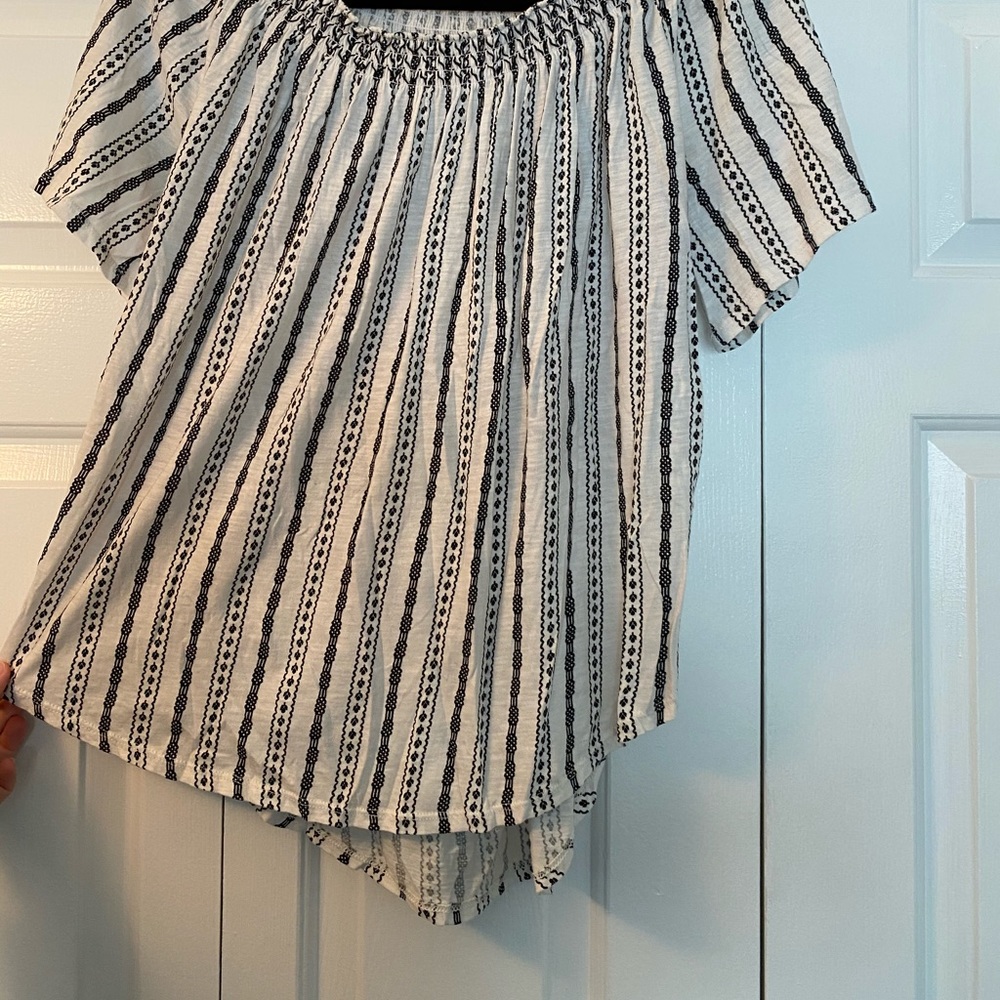 Loft Off the Shoulder Shirt - Picture 4 of 6